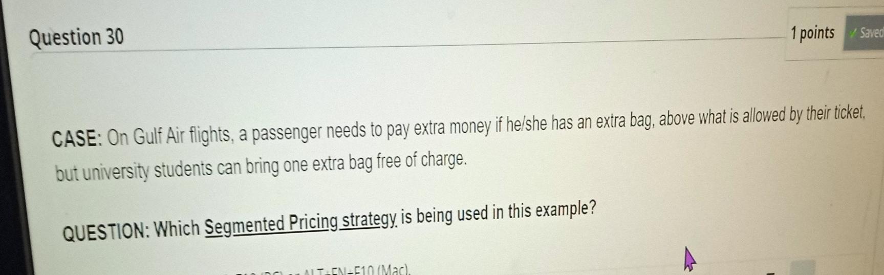 q30 short answer only Question 30 1 points Saved