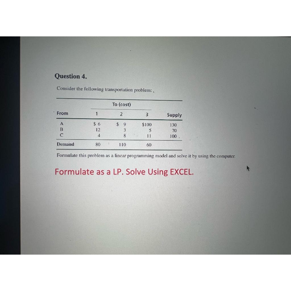 Please include a summary sheet listing all the