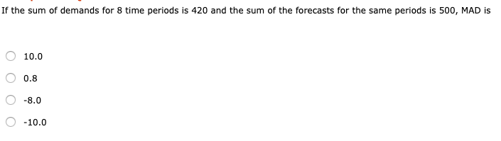 In exponential smoothing, the smoothing constant,