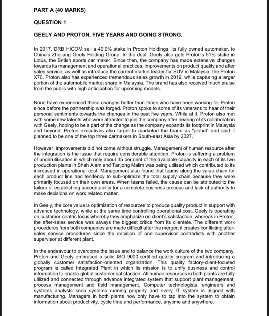 GEELY AND PROTON, FIVE YEARS AND GOING STRONG. In