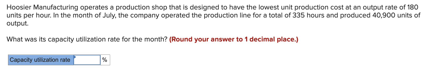Hoosier Manufacturing operates a production shop