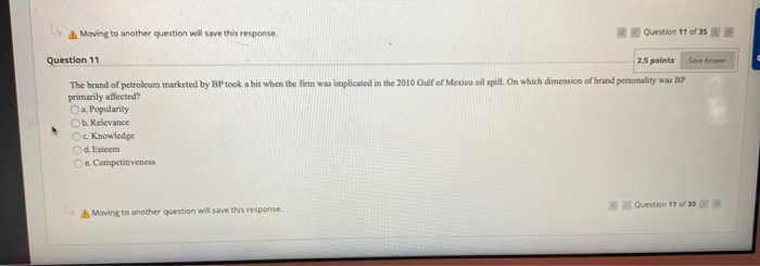 > Moving to another question will save this