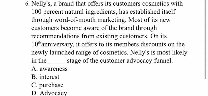 6. Nelly's, a brand that offers its customers