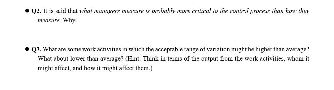 1)solve this question Q2. It is said that what
