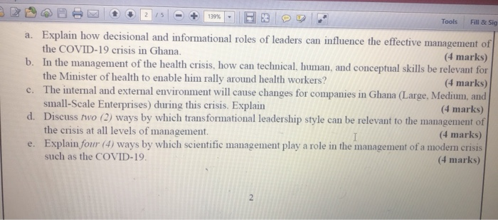 BOPC 100 TAKE HOME EXAMS.Pd Adobe Reader w Help