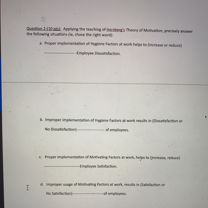 answer A, B, C, and D Question 2-(10 pts):