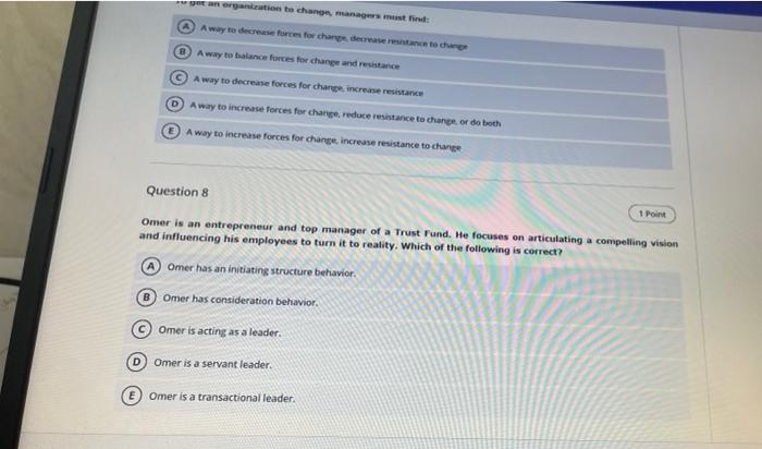 organization to change managers must Hind: Away