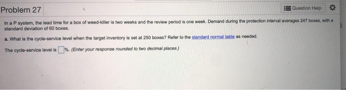 Question Help Problem 32 A golf specialty