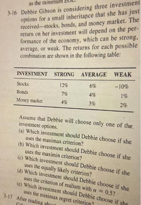 with excel spread sheet 3-16 Debbic Gibson is