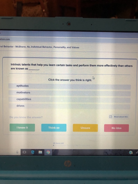 ation.com mal Behavior - McShane, 4e, Individual