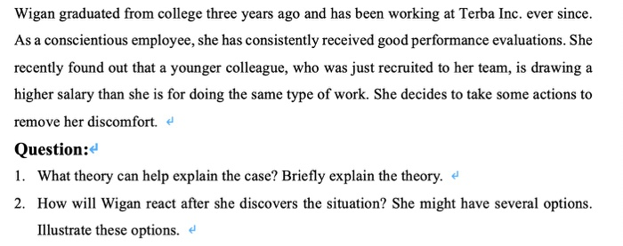 Wigan graduated from college three years ago and