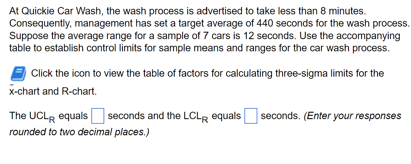 At Quickie Car Wash, the wash process is