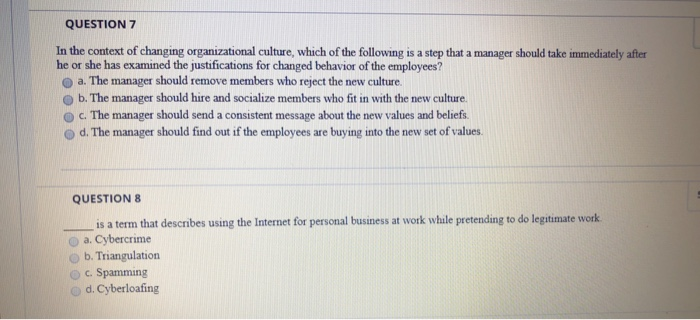 QUESTIONS The area an organization claims for