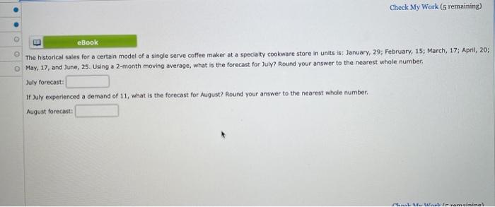 Check My Work (5 remaining) eBook The historical