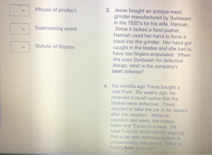 Read each of the four scenarios and strict