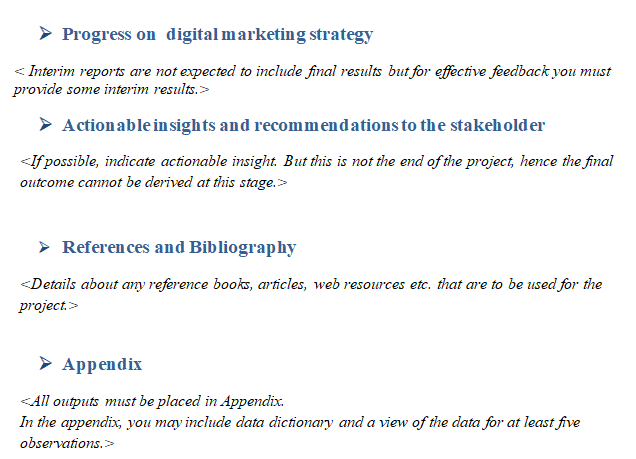 QUESTION PREPARE AN INTERIM REPORT FOR A NEW