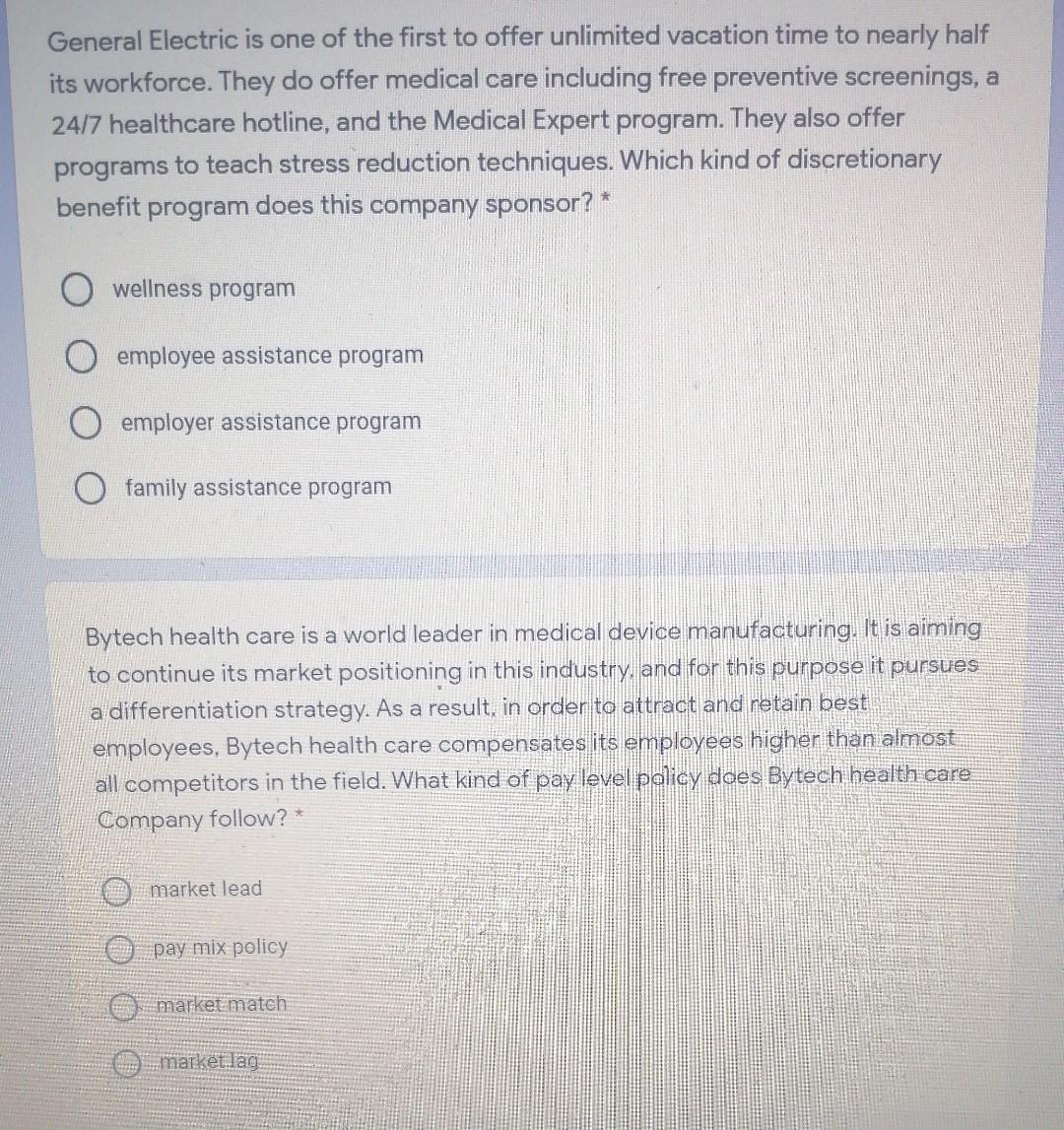 General Electric is one of the first to offer