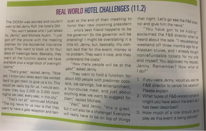 I want a full answer for the following three