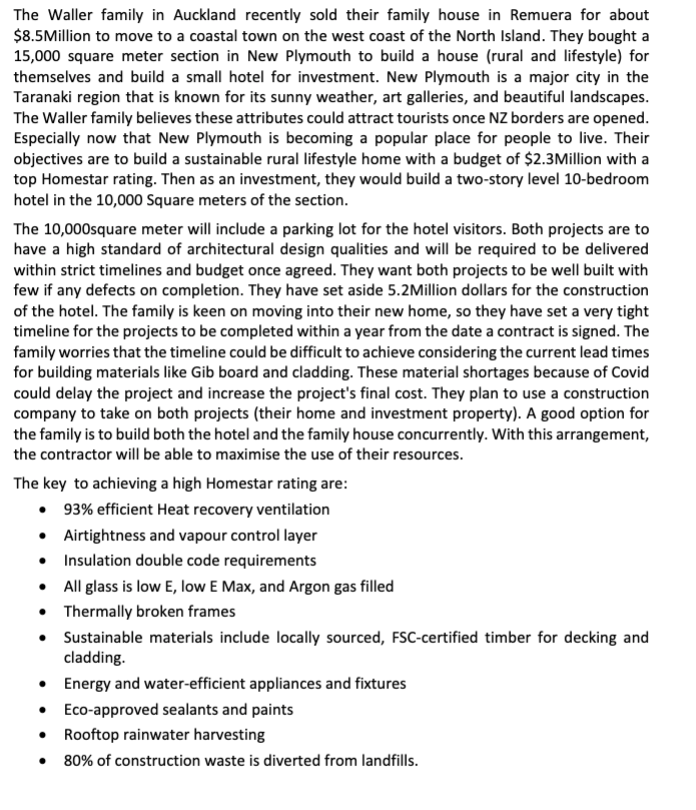 We decided to chose DB or design build for this