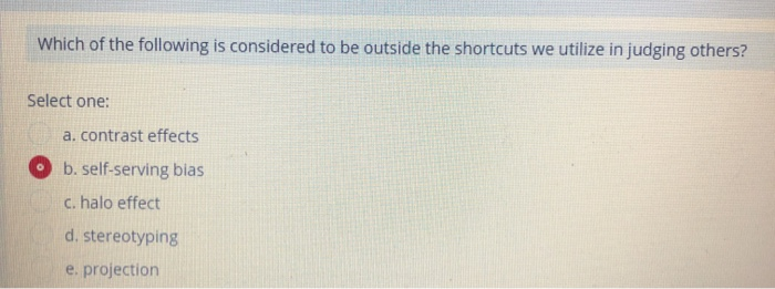 Which of the following is considered to be