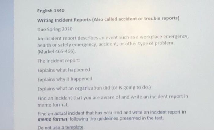 Paragraph Assignment Job-application Materials