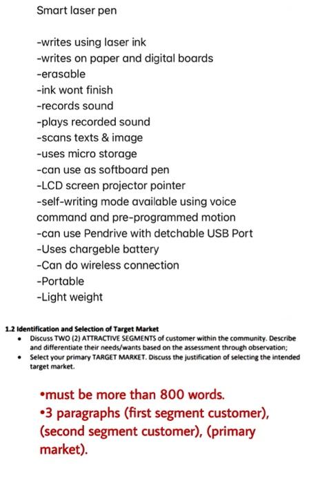Smart laser pen -writes using laser ink -writes