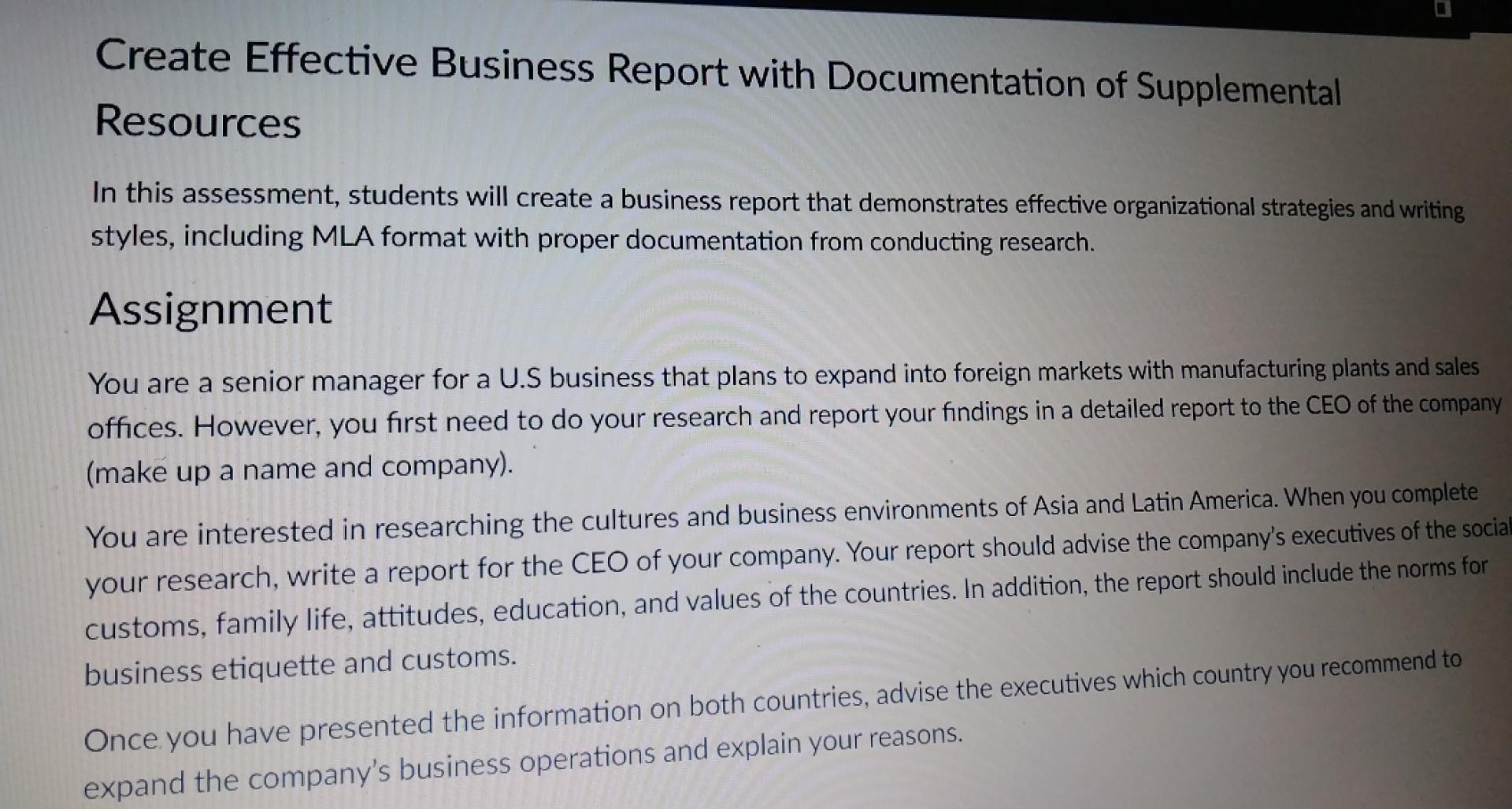 pl Create Effective Business Report with