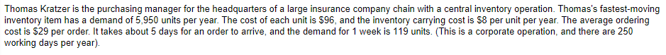 Thomas Kratzer is the purchasing manager for the
