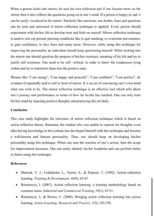 based on a case study 4. If Ramanna had completed