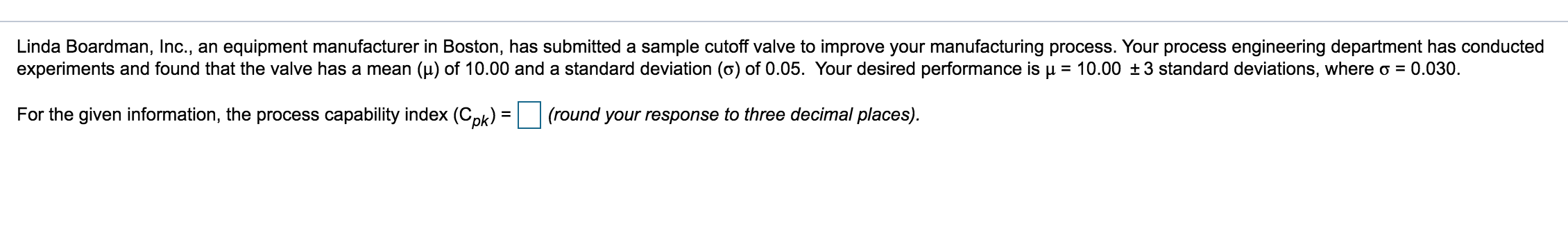 Linda Boardman, Inc., an equipment manufacturer