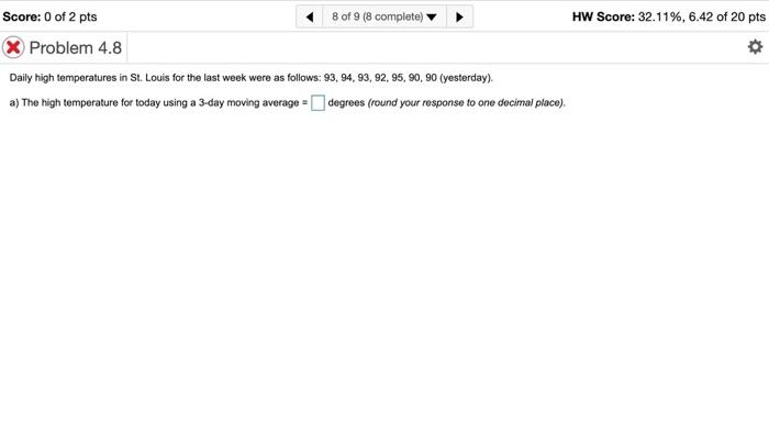 A. question in photo B. the high for today using