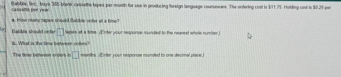 please help! will thumbs up! gu cassetto per year