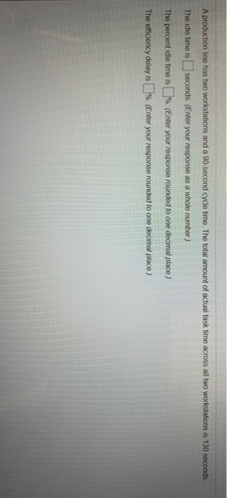 A production line has two workstations and a