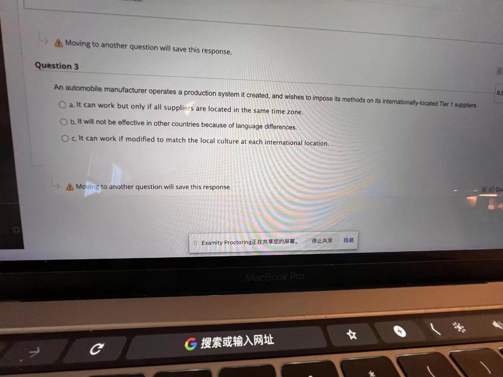 A Moving to another question will save this