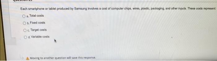 Each smartphone or tablet produced by Samsung