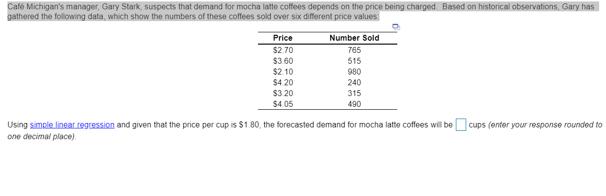Caf Michigan's manager, Gary Stark, suspects that