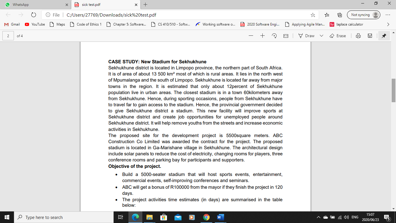 please help with question 4 only X WhatsApp PDF