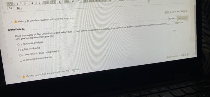 11 IN 2 10 31 32 & Moving to another question