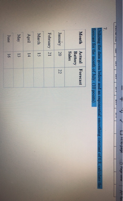 Ft to page Page view A Rea Utilizing the data