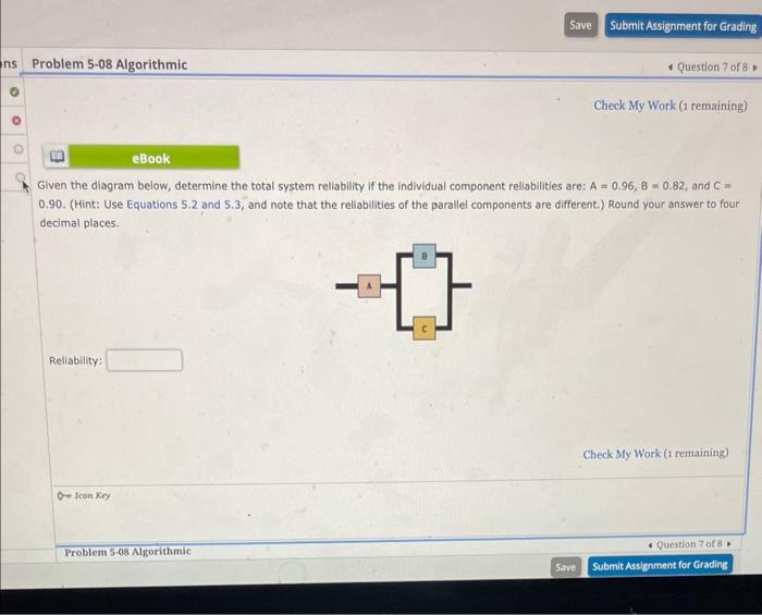 Given the diagram below, determine the total