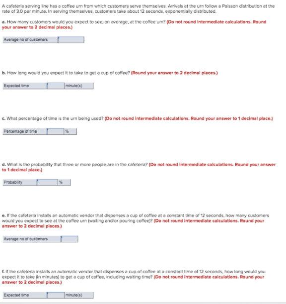 Please answer from A-F. A cafeteria serving line