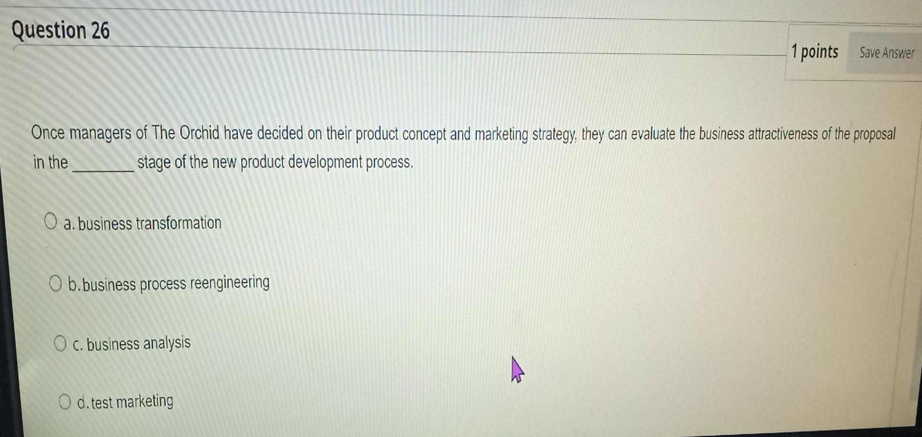 q20 and q26 Question 20 1 points Save Answer An