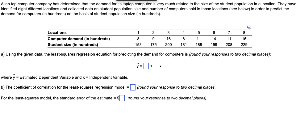 A lap top computer company has determined that