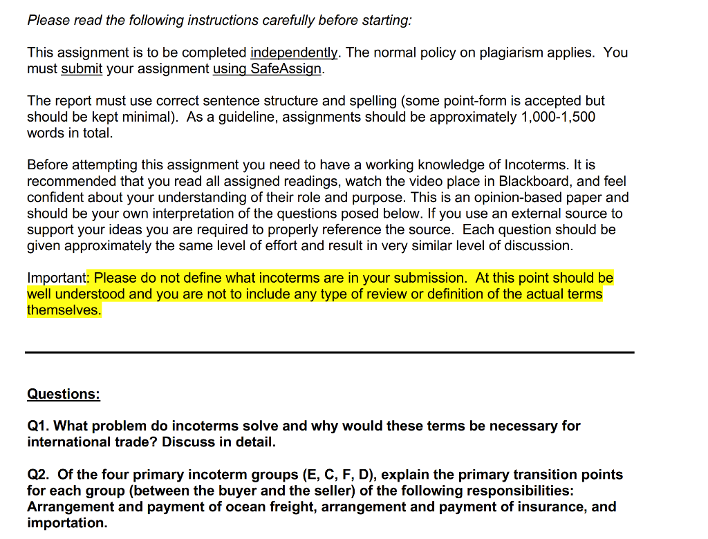 Please read the following instructions carefully