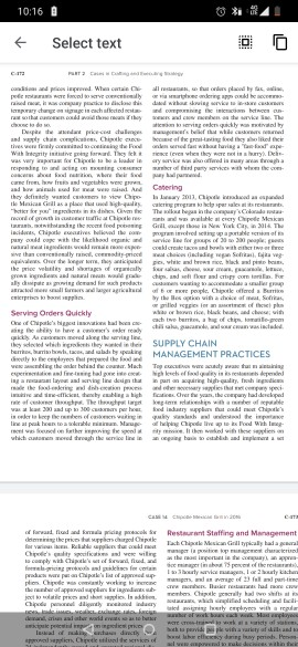 case study : maxican grill chepotle in 2016. make