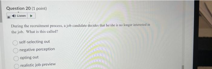 Main subject :- HRMT - Recruitment and selection