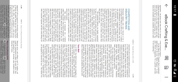 case study : maxican grill chepotle in 2016. make