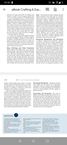 case study : maxican grill chepotle in 2016. make