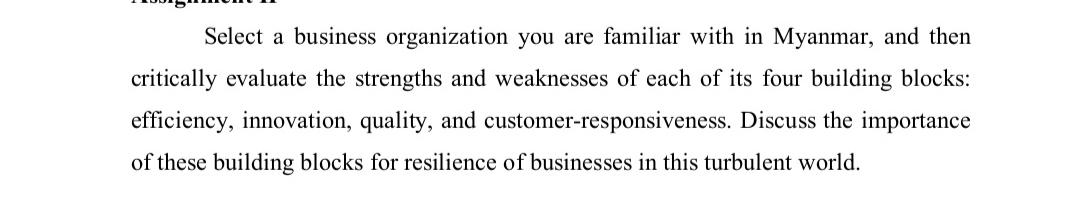 Strategic Management For Resraurant Select a