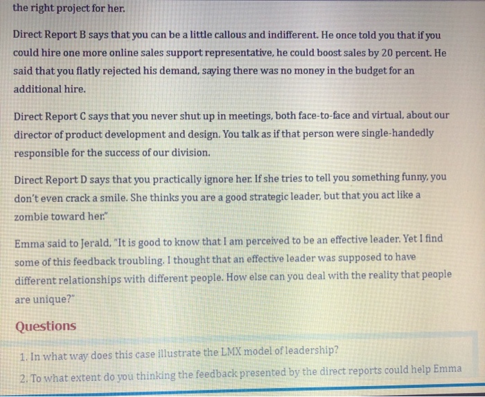 Emma Varies the Quality of Her Relationships Emma